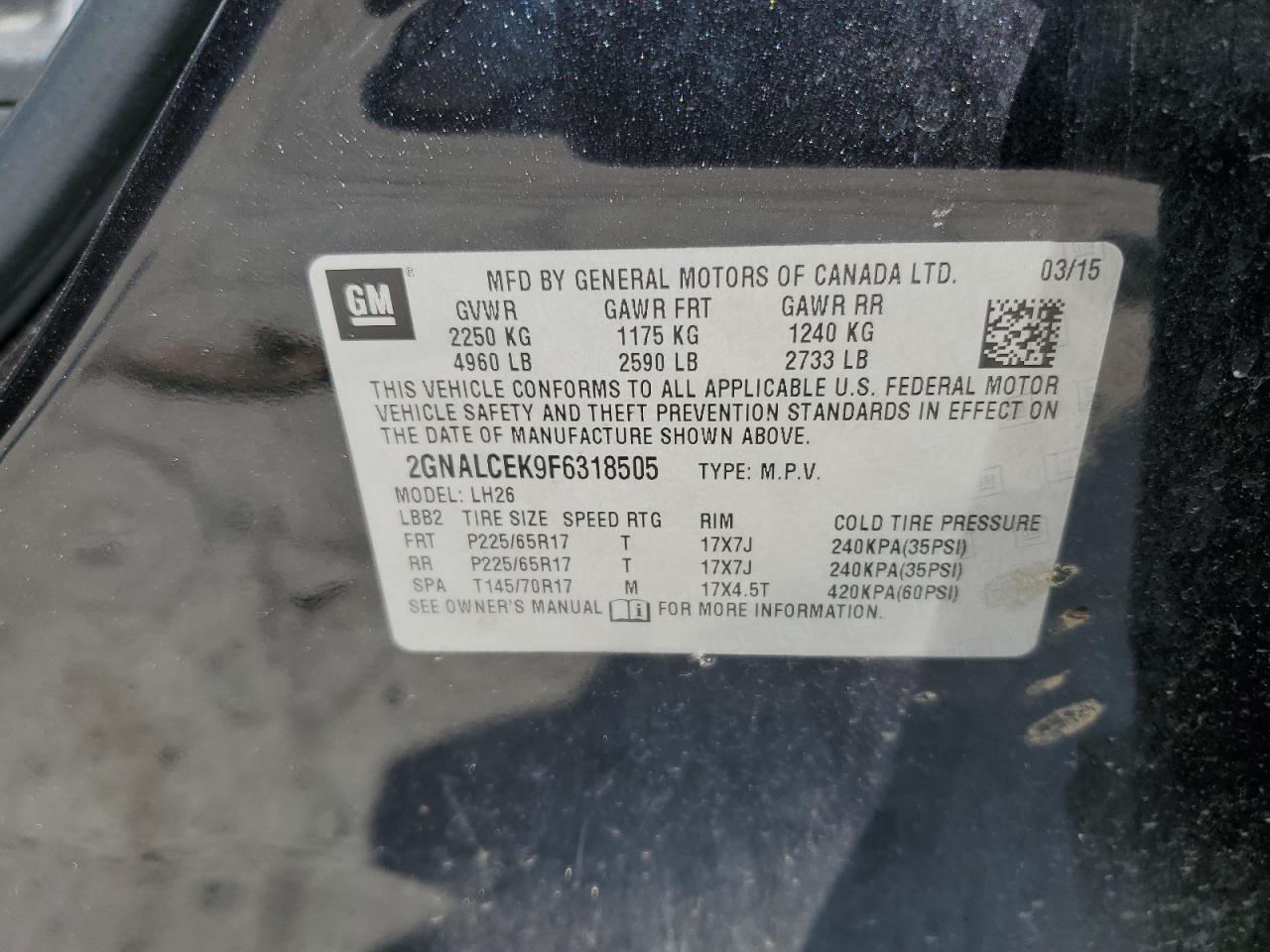 CHEVROLET EQUINOX LT