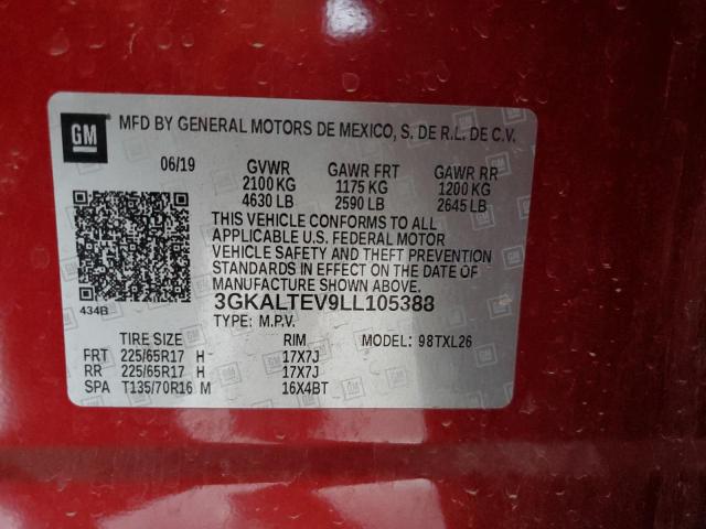 2020 GMC TERRAIN SLE - 3GKALTEV9LL105388
