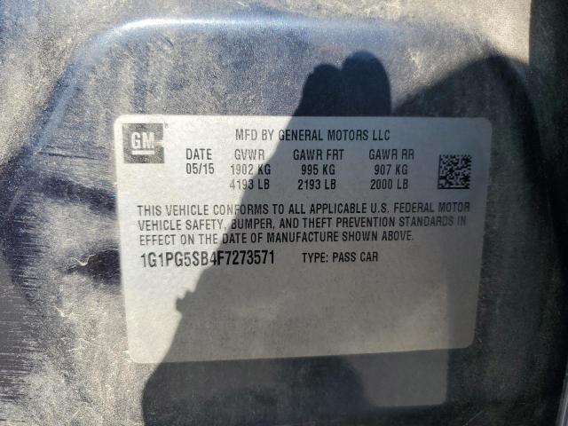 2015 CHEVROLET CRUZE LTZ 1G1PG5SB4F7273571