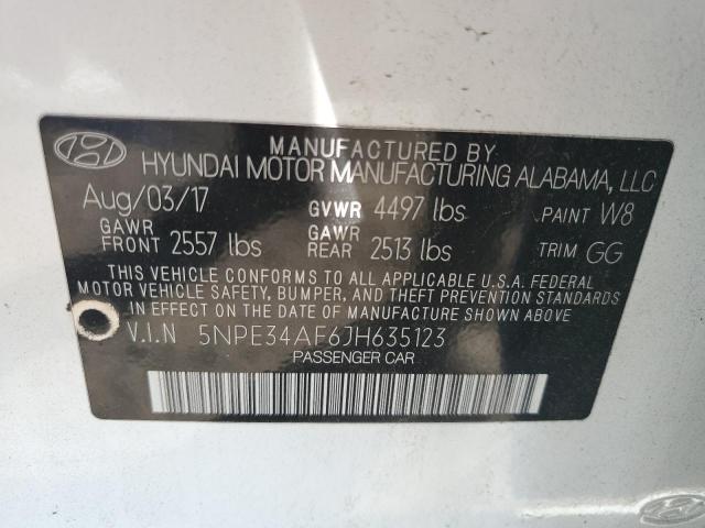 2018 HYUNDAI SONATA SPO 5NPE34AF6JH635123