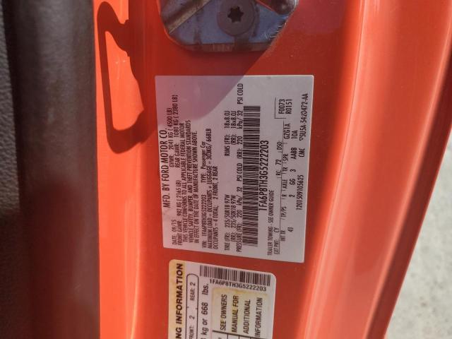 2016 FORD MUSTANG 1FA6P8TH3G5222203