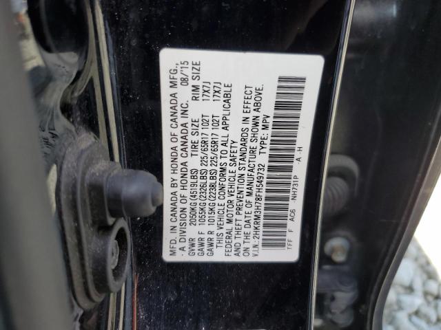 2015 HONDA CR-V EXL - 2HKRM3H78FH549732