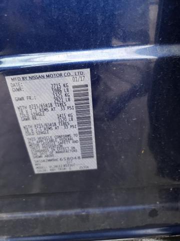 2017 NISSAN PATHFINDER 5N1DR2MM9HC658048