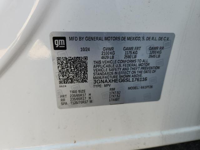 2025 CHEVROLET EQUINOX LT - 3GNAXHEG6SL176116