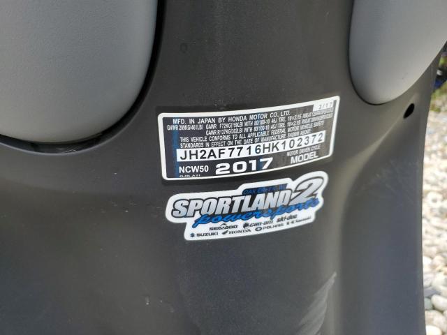 2017 HONDA NCW50 JH2AF7716HK102372