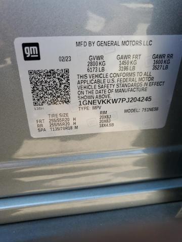 2023 CHEVROLET TRAVERSE PREMIER 1GNEVKKW7PJ204245