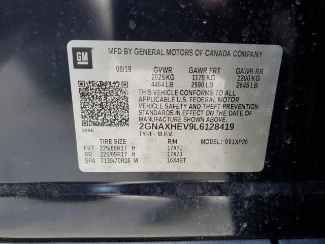 2020 CHEVROLET EQUINOX LS 2GNAXHEV9L6128419