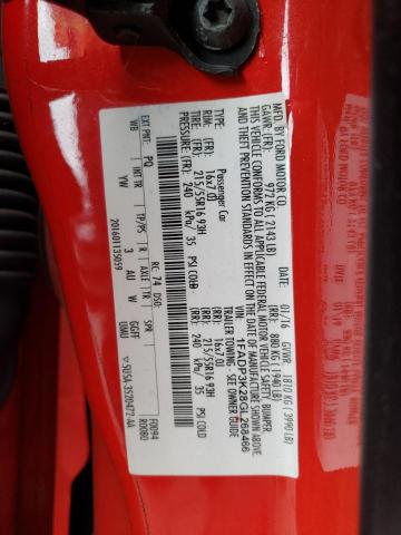 2016 FORD FOCUS SE 1FADP3K28GL268466