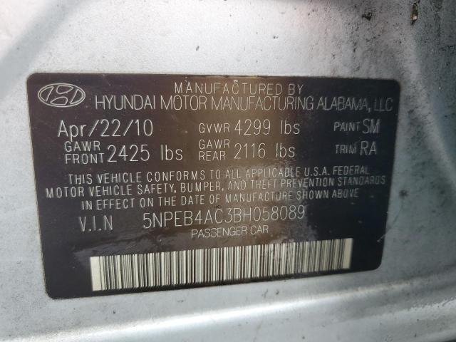 2011 HYUNDAI SONATA GLS - 5NPEB4AC3BH058089