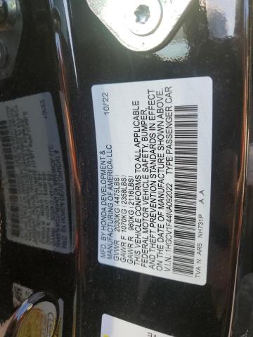 2022 HONDA ACCORD SPO 1HGCV1F44NA092022
