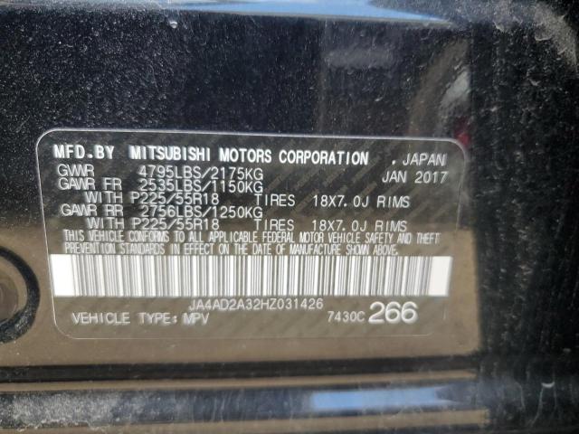 2017 MITSUBISHI OUTLANDER JA4AD2A32HZ031426