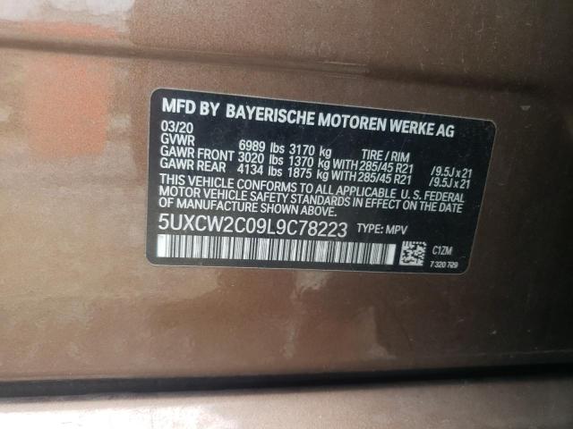 2020 BMW X7 XDRIVE4 5UXCW2C09L9C78223