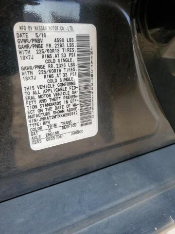 2019 NISSAN ROGUE S JN8AT2MTXKW268912