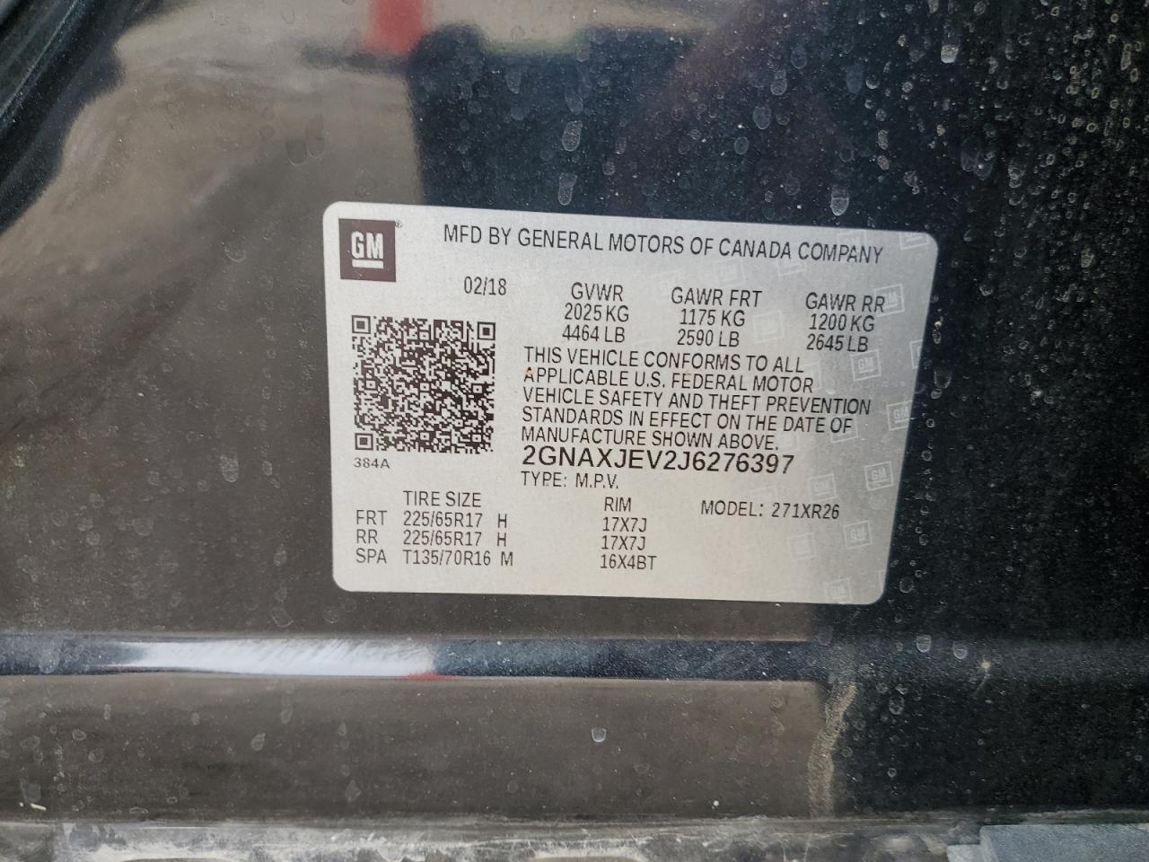 CHEVROLET EQUINOX LT