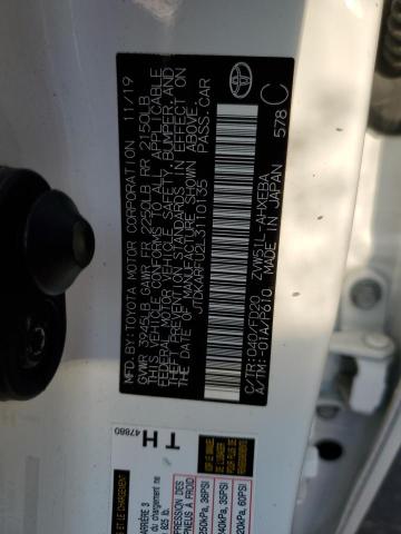 2020 TOYOTA PRIUS L JTDKARFU2L3110135