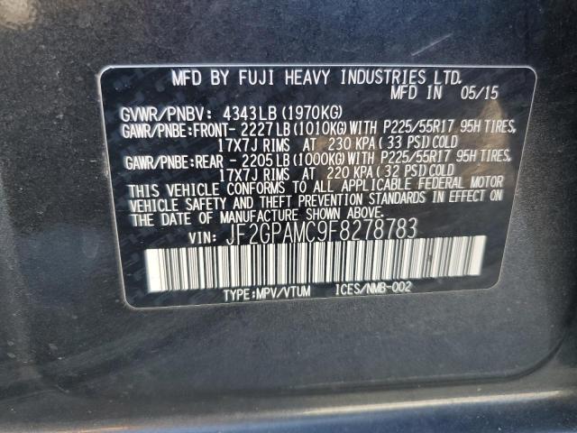 2015 SUBARU XV CROSSTR JF2GPAMC9F8278783
