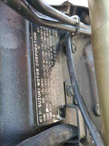 2004 SUZUKI GSX-R600 K JS1GN7CA442105867