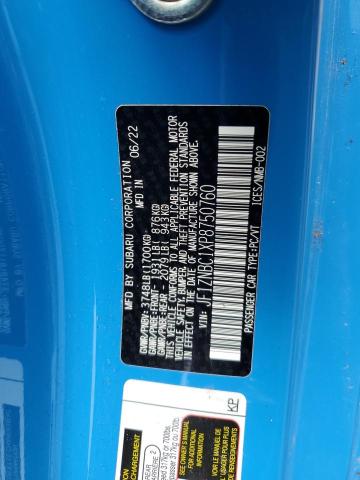 2023 TOYOTA GR 86 JF1ZNBC1XP8750760