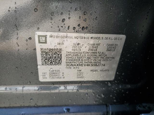 2019 CHEVROLET EQUINOX LS 3GNAXHEV4KS590774