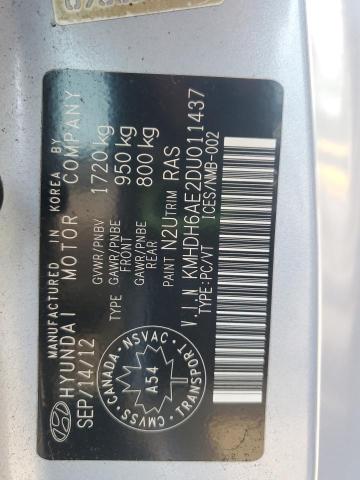 2013 HYUNDAI ELANTRA CO - KMHDH6AE2DU011437