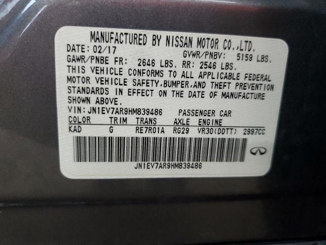 2017 INFINITI Q50 PREMIUM JN1EV7AR9HM839486