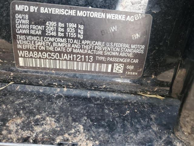 2018 BMW 320 I WBA8A9C50JAH12113