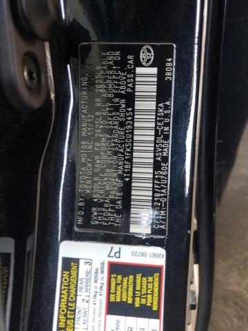 2012 TOYOTA CAMRY BASE - 4T1BF1FK5CU193454