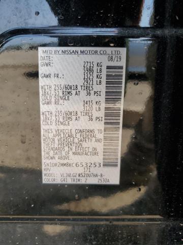 2019 NISSAN PATHFINDER 5N1DR2MM8KC653253
