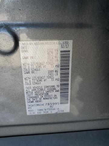 2017 NISSAN ROGUE SV - 5N1AT2MV2HC785995