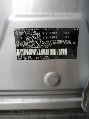 2016 TOYOTA RAV4 SE 2T3NFREV0GW298617