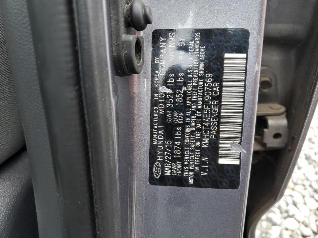 2015 HYUNDAI ACCENT GLS KMHCT4AE5FU907569