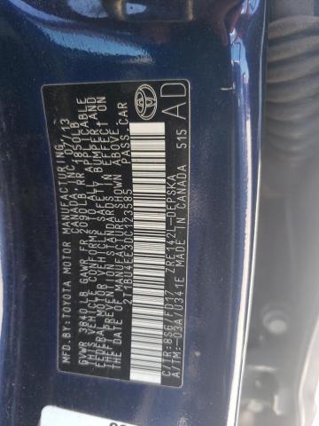2013 TOYOTA COROLLA BA - 2T1BU4EE3DC123585