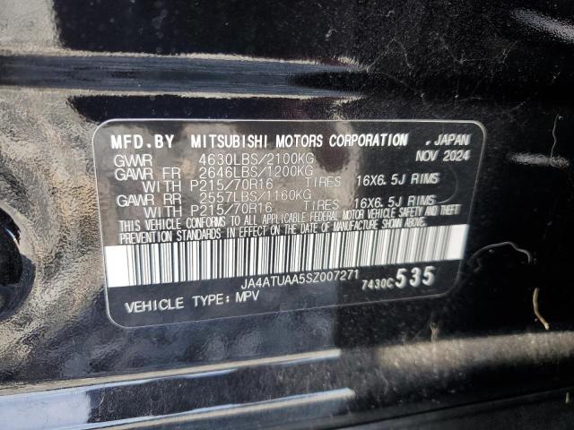 2025 MITSUBISHI ECLIPSE CR JA4ATUAA5SZ007271