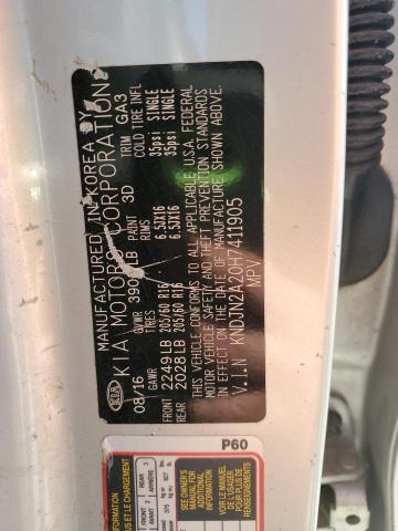2017 KIA SOUL KNDJN2A20H7411905