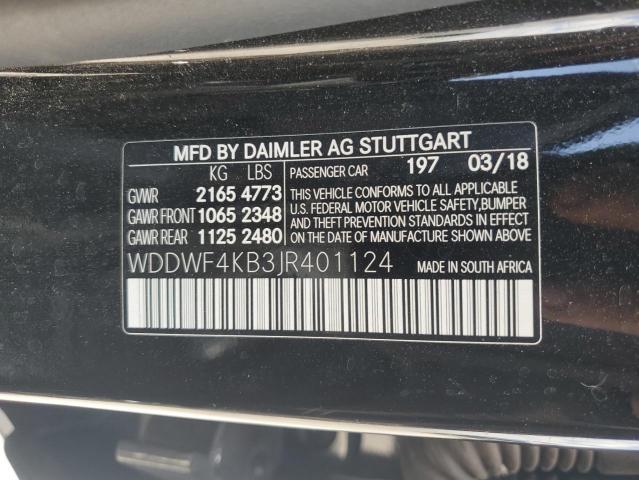 2018 MERCEDES-BENZ C 300 4MAT - WDDWF4KB3JR401124