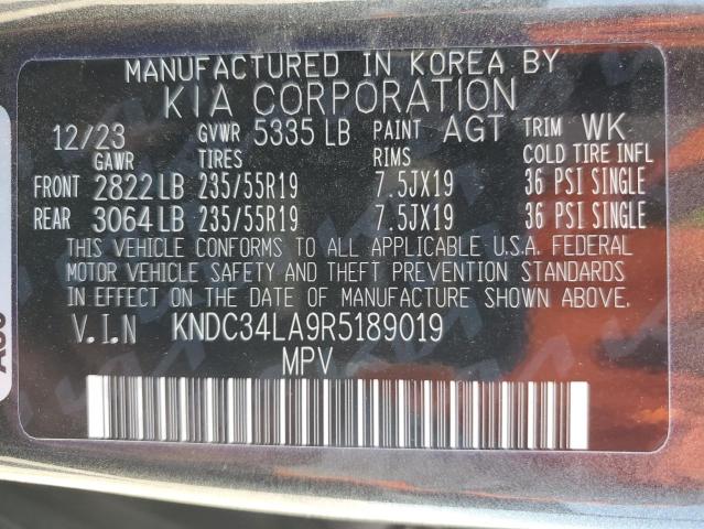 2024 KIA EV6 LIGHT KNDC34LA9R5189019