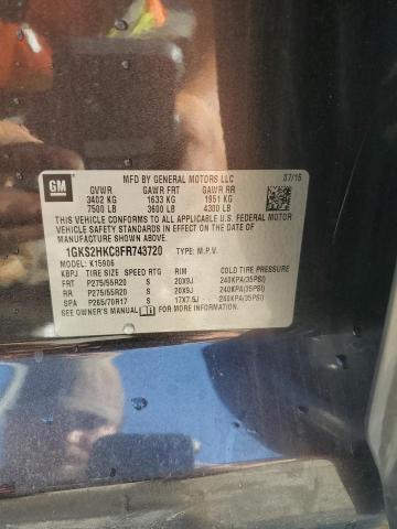 2015 GMC YUKON XL K 1GKS2HKC8FR743720