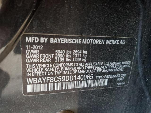 2013 BMW 750 LXI #3305477067