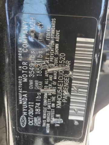 2012 HYUNDAI ACCENT GLS - KMHCU5AE1CU031520