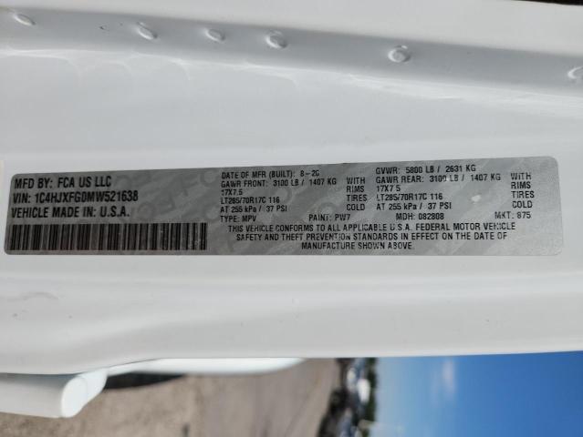 2021 JEEP WRANGLER U - 1C4HJXFG0MW521638
