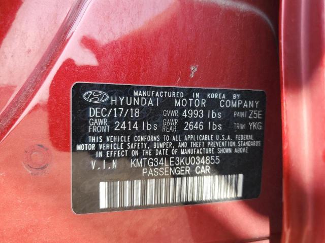 2019 GENESIS G70 PRESTI KMTG34LE3KU034855