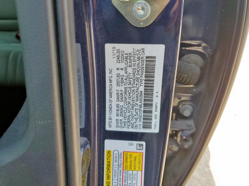 2020 HONDA ACCORD TOU - 1HGCV3F96LA002664