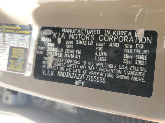 2015 KIA SOUL KNDJN2A2XF7165636