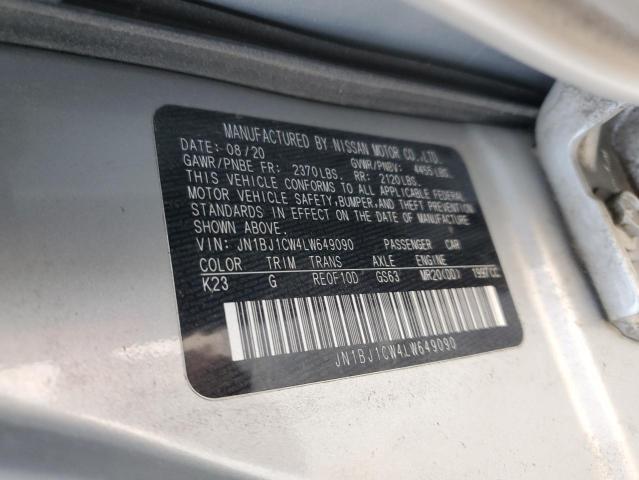 2020 NISSAN ROGUE SPORT S JN1BJ1CW4LW649090