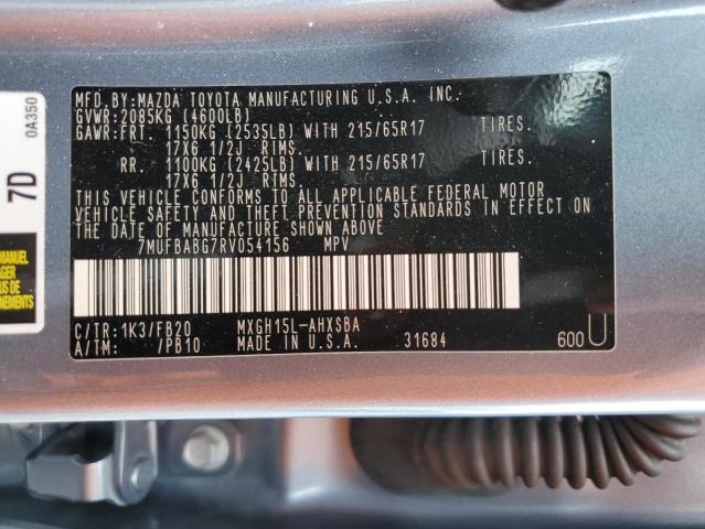 2024 TOYOTA COROLLA CR 7MUFBABG7RV054156