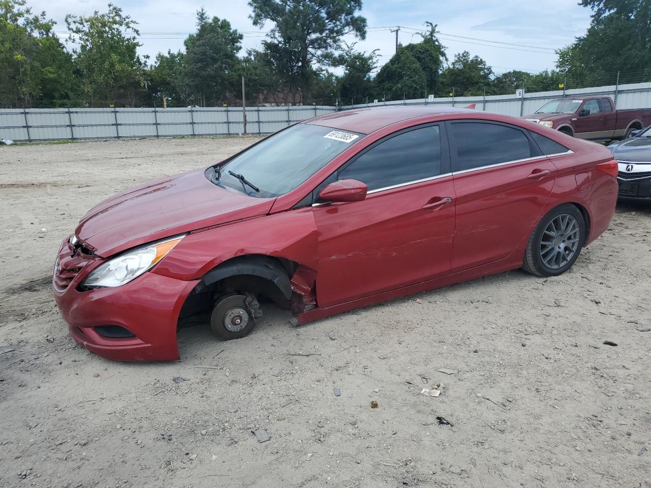 Lot #3229690193 2011 HYUNDAI SONATA GLS