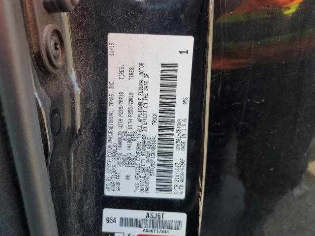 2019 TOYOTA TUNDRA DOU 5TFUM5F13KX081041