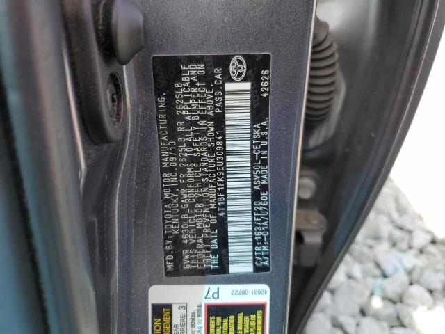 2014 TOYOTA CAMRY L - 4T1BF1FK9EU309841