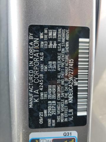 2022 KIA SELTOS NIG KNDEUCA25N7277415