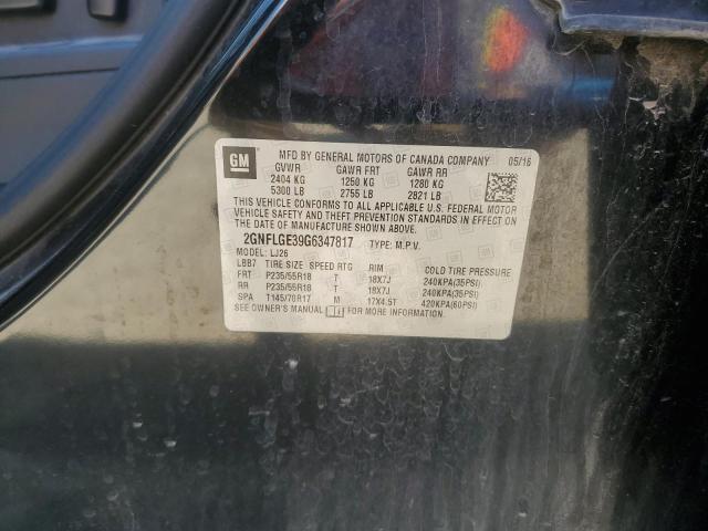 2016 CHEVROLET EQUINOX LT - 2GNFLGE39G6347817